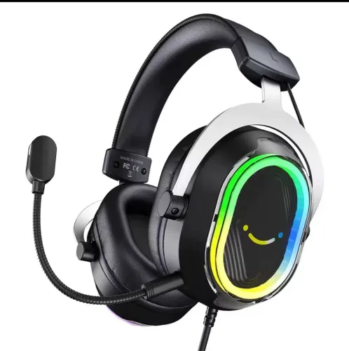 Headset Gamer Fifine H13 7.1 RGB com Microfone Removível USB