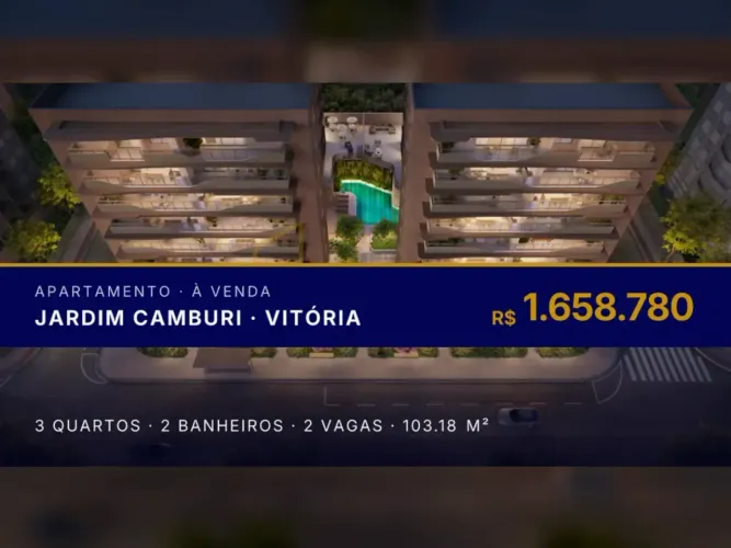 Seu espaço ideal no Jardim Camburi: Apartamento com 3 Suítes e varanda gourmet