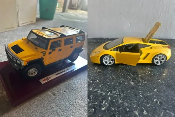7 Miniaturas de Carro Escala 1:18