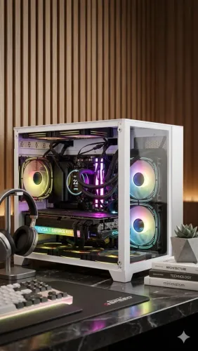 PC Gamer Ryzen 7 7700 + RTX 3080 FTW3 + 32GB 6000MHz + SSD NVMe 1.5TB