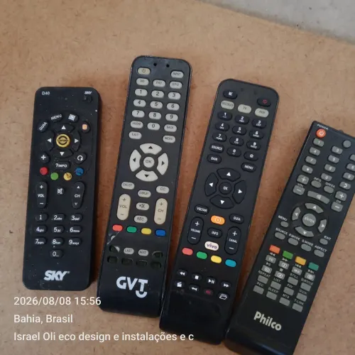 Controle remoto para TV diversos, 15 cada. cada