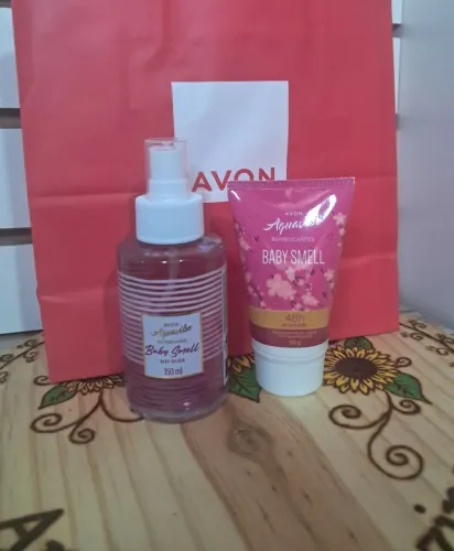 Kit Colônia Avon Baby Smell + antitranspirante