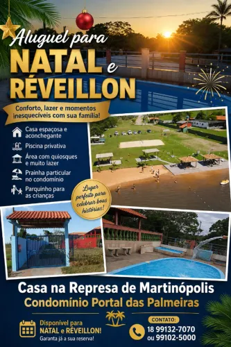 Casa na Represa de Martinópolis