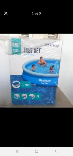 Piscina redonda de plástico nova