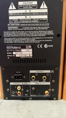 Monitor de Áudio Edirol MA 15D