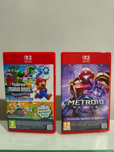 Jogos Nintendo switch 2 Mario e Metroid aceito trocas 