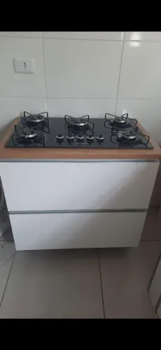 Kit Cozinha: Cooktop 5 Bocas + Balcão - R$700