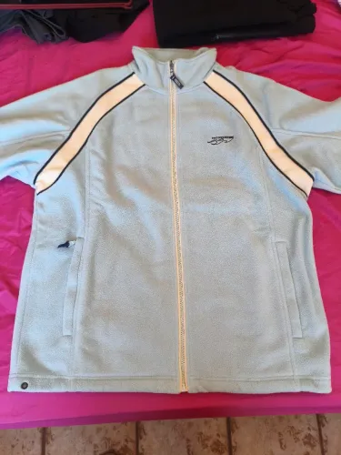 Casaco Fleece Azul Claro/Branco TACO