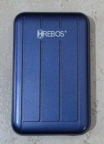 Power Bank 10.000mAh HREBOS com carregamento por indução
