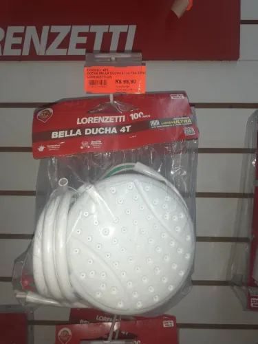 ducha bella ducha 4t ultra 220v lorenzetti 99,90 a vista