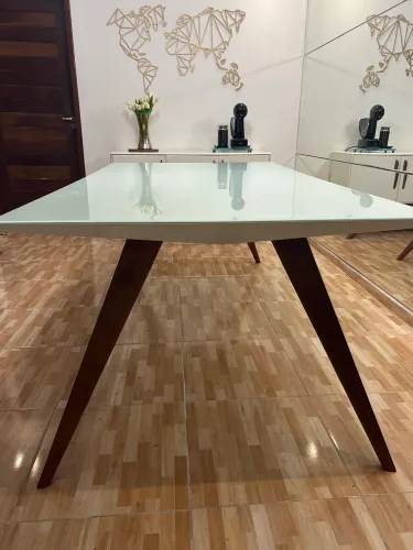 Mesa de jantar retangular