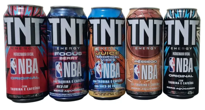Kit 5 unidades de TNT Edição NBA
