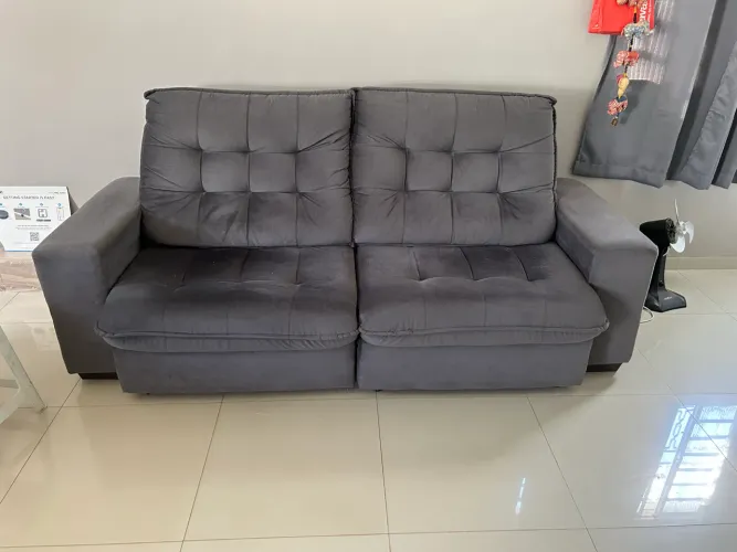 Sofá retrátil 4 lugares