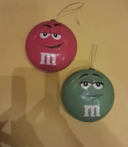 Kit ornamentos de Natal m&m