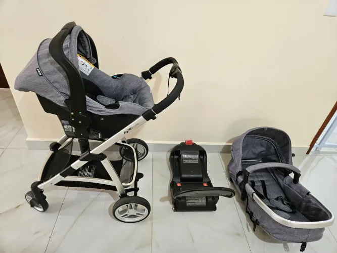Carrinho completo  Travel System Epic Lite Duo
