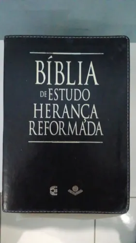 Bíblia de Estudo Herança Reformada (1ª edição) - Capa Luxo Preta - ARA