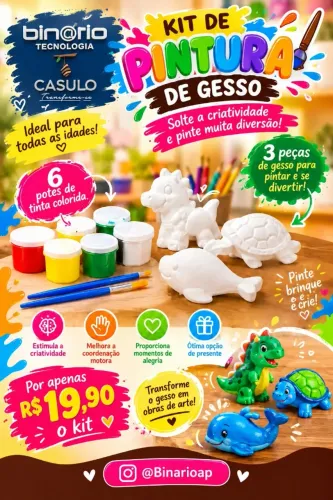 kit de pintura de gesso