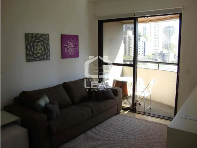 Apartamento MOBILIADO de 48m² para Locação com 1 suíte e 1 vaga de garagem no Morumbi | Zo