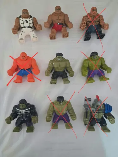 Bigfiguras Bloco de montas, similar Lego