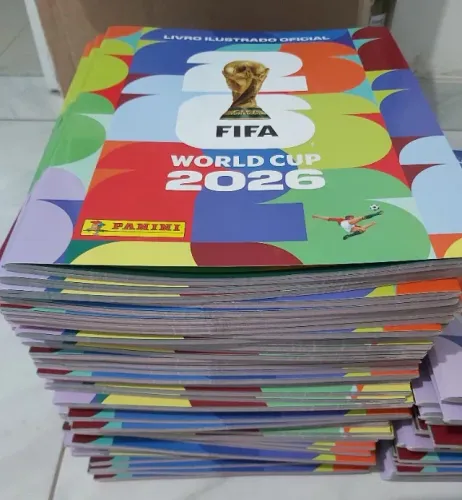 Original: Álbum + Figurinhas Raras Copa do Mundo Fifa 2026 Panini Capa Dura