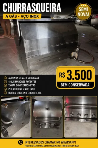 Churrasqueira a gás 