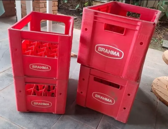 Caixas de cerveja Brahma - originais