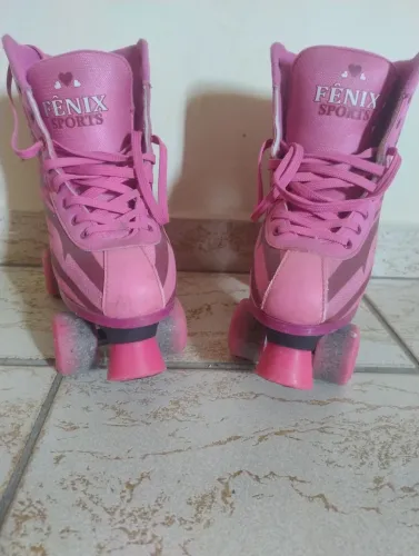 Patins Fênix Sports Rosa 36/37