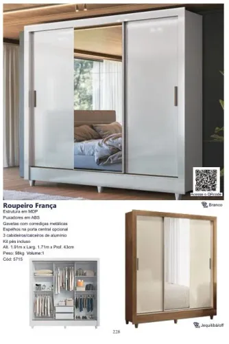 GUARDA ROUPA FRANÇA LANÇAMENTO