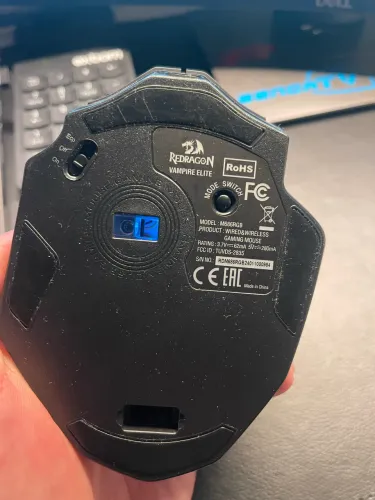 Mouse RGB RedDragon sem Fio