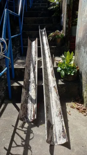 Calha de PVC para Telhado (OLHE A DESCRIÇÃO)
