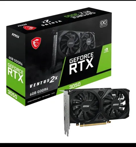 Rtx 3050 6gb Ventus 2x oc edition.