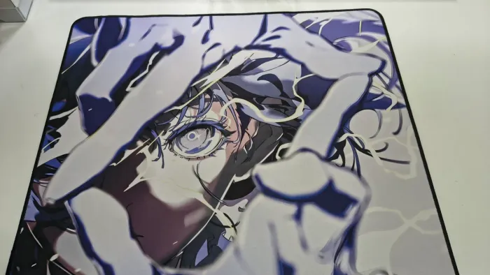 Mousepad anime, gamer, base aderente.