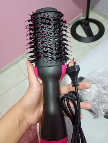 Escova + chapinha + protetor térmico 