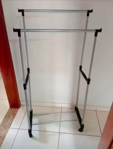 Arara dupla cabideiro roupeiro guarda roupas