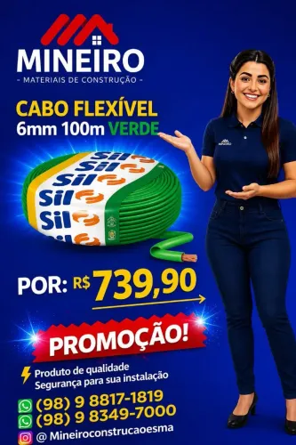Cabo sil 6mm