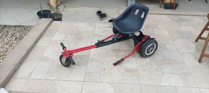 Hoverboard 10" com carrinho demi novo