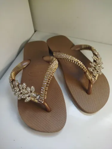 Chinelo decorado n35