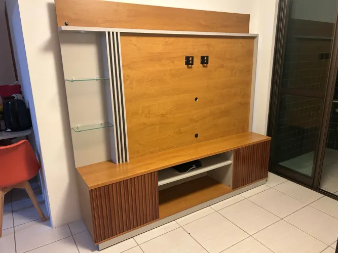 Rack com painel