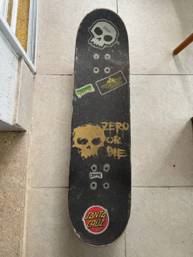 Skate Completo Zero Maple - Truck Stronger - Rodas Ricta