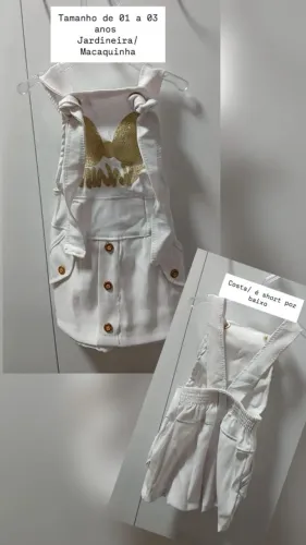 Lote de roupa e sapatos para menina 01 a 04 anos 