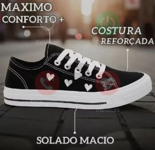 Tênis feminino casual