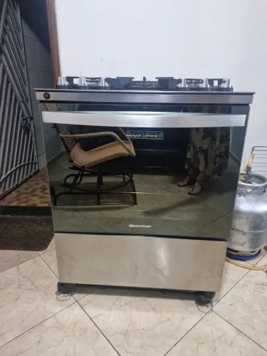Fogao Brastemp 5 bocas mesa de vidro
