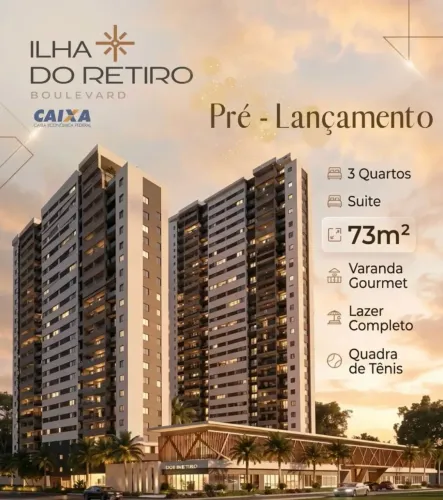 Imóvel para venda com 73 metros quadrados com 3 quartos em Ilha do Retiro - Recife - PE