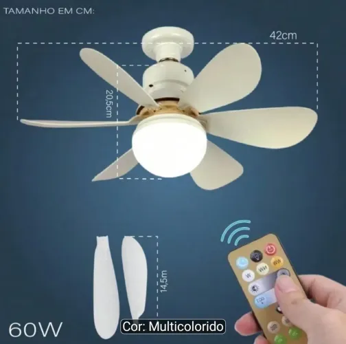 Ventilador de teto Flower Fan Light