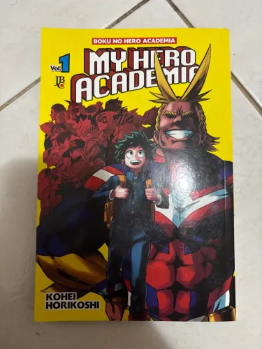Mangás boku no hero - my hero academia volume 1 ou 2