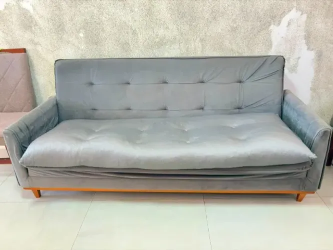 Sofá cama 3 luagres casal reclinável