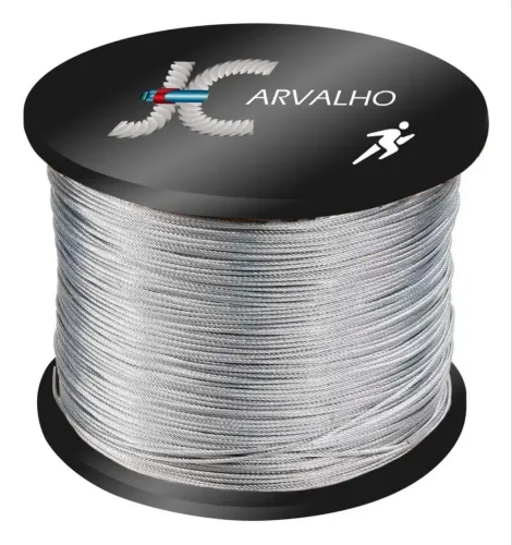 Rolo de cabo de aço galvanizado 3/8 - 60m