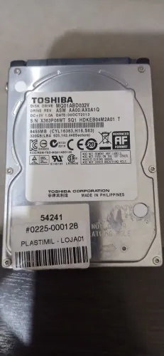 Hd notebook 320 gb saudavel