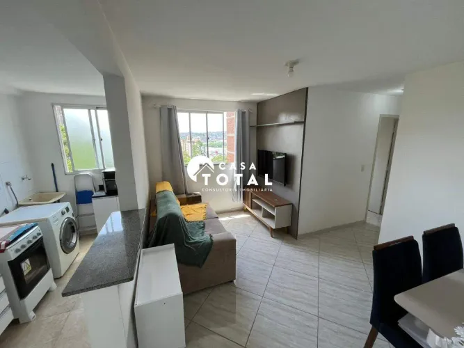 Apartamento 2 Dorms mobiliado Parque São Vicente em Mauá/SP 1 vaga