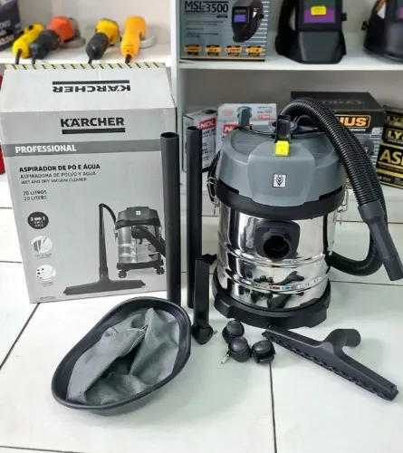 Aspirador de pó e água 20 Litros Karcher - Entrega gratis